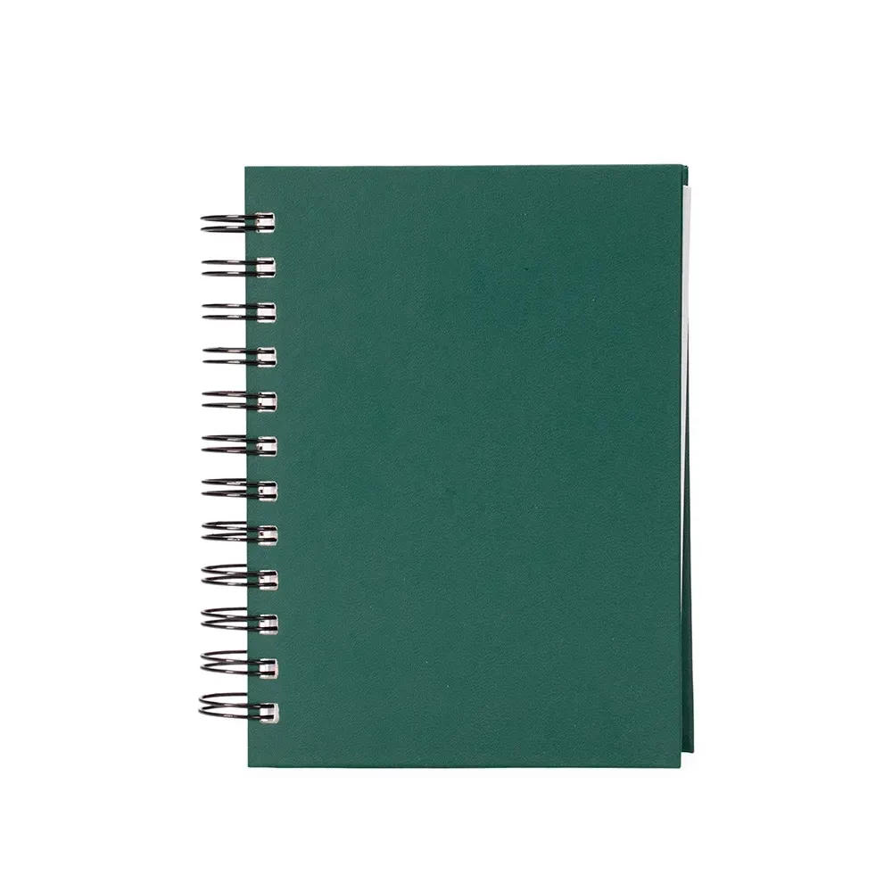 Agenda Cromato com Wire-O Personalizada em 7 Cores verde