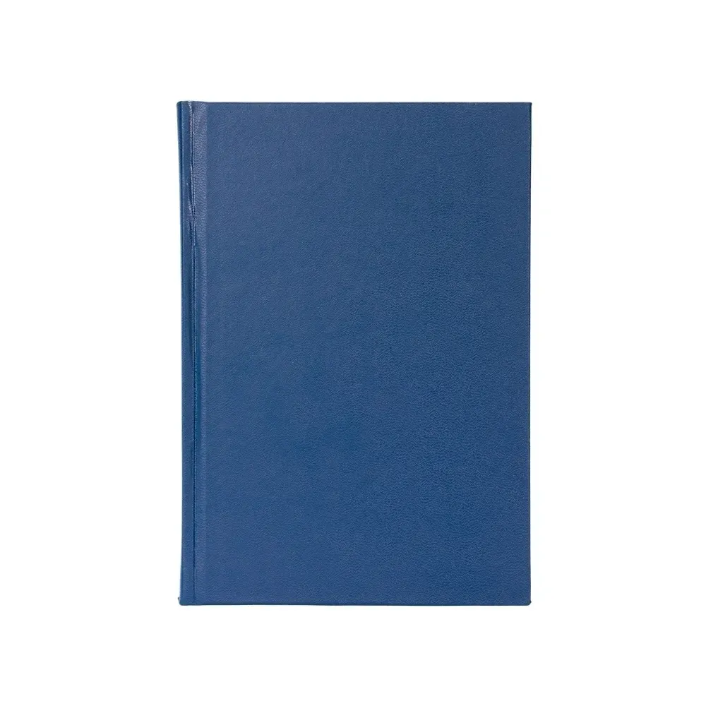 Agenda Diária Cromato com Marca-Páginas em Cetim Personalizada azul
