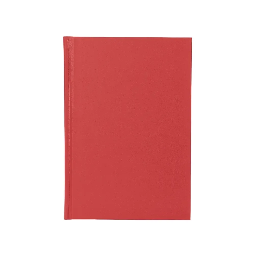 Agenda Diária Cromato com Marca-Páginas em Cetim Personalizada vermelho