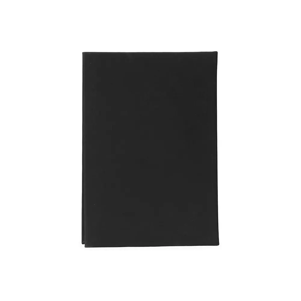Agenda Emborrachada Personalizada em 5 Cores preto