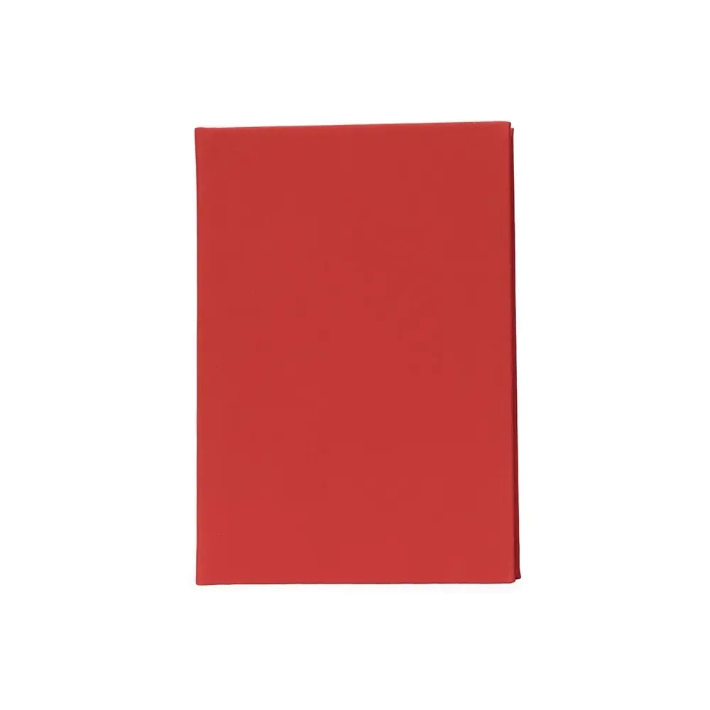 Agenda Emborrachada Personalizada em 5 Cores vermelho