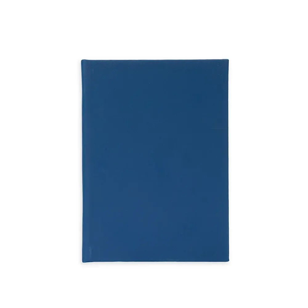 Agenda Emborrachada Clássica Personalizada azul