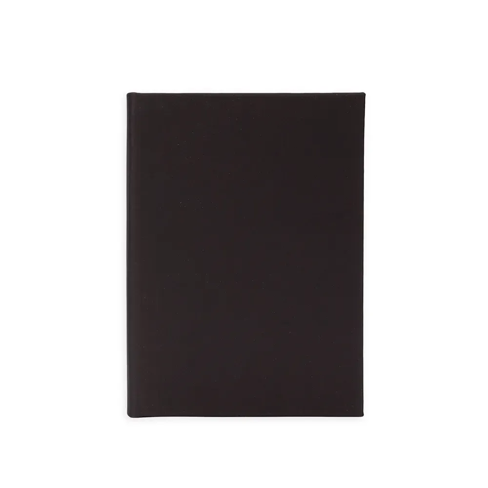 Agenda Emborrachada Clássica Personalizada preto