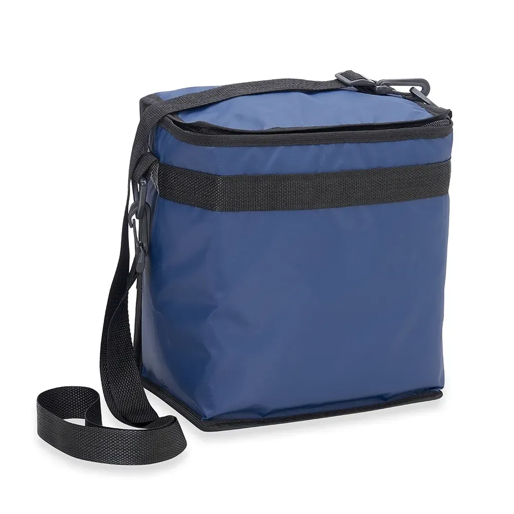 Bolsa térmica personalizada de bagum sintético 10 litros, cor azul