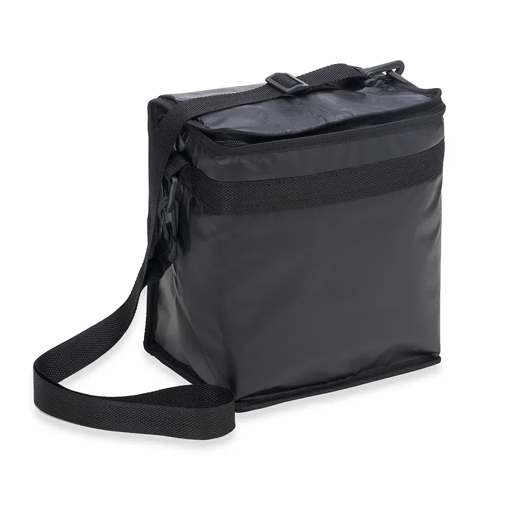 Bolsa térmica personalizada de bagum sintético 10 litros, cor preta