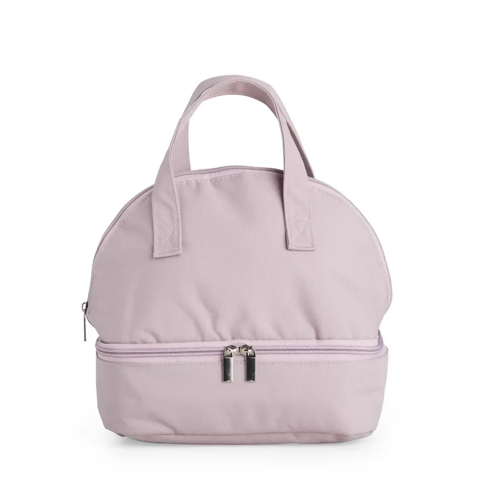 Bolsa Térmica Dupla de Oxford 9L Personalizada, cor lilás