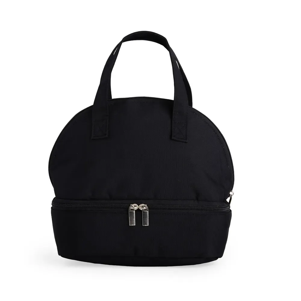 Bolsa Térmica Dupla de Oxford 9L Personalizada, cor preto