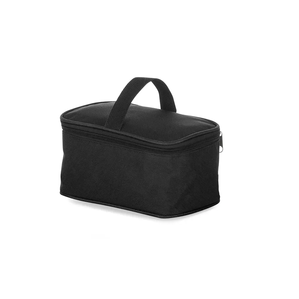 Bolsa térmica personalizada de nylon, 3 litros, cor preta