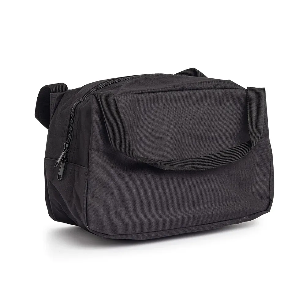 Bolsa Térmica de Nylon 8 Litros Personalizada, cor preto