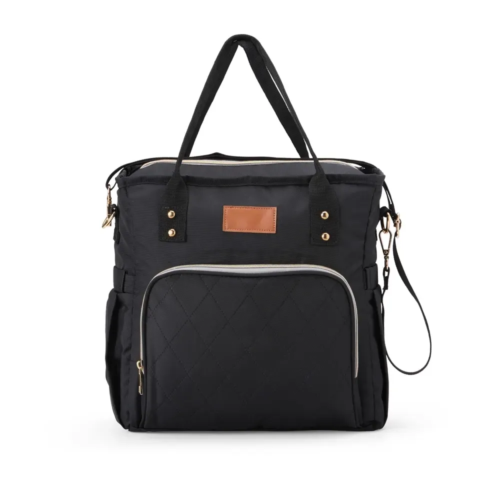 Bolsa Térmica de Oxford 17L com 2 Compartimentos Personalizada, cor preto