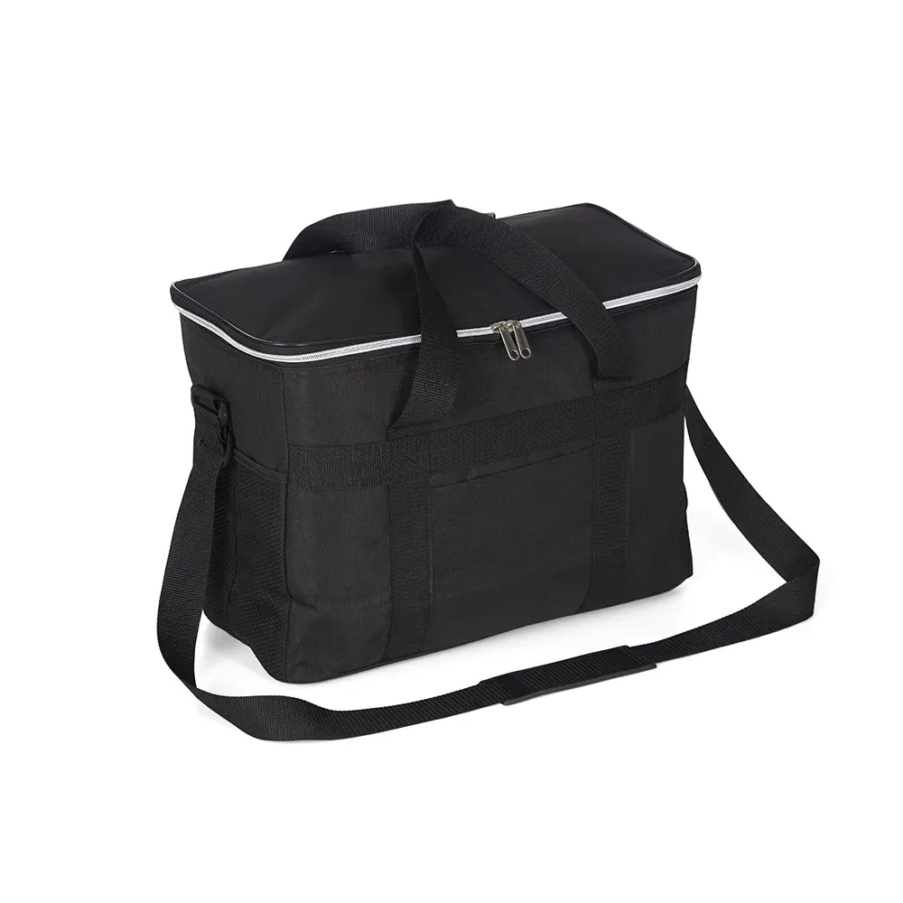 Bolsa Térmica de Poliéster Oxford 300D 31L Personalizada, cor preto