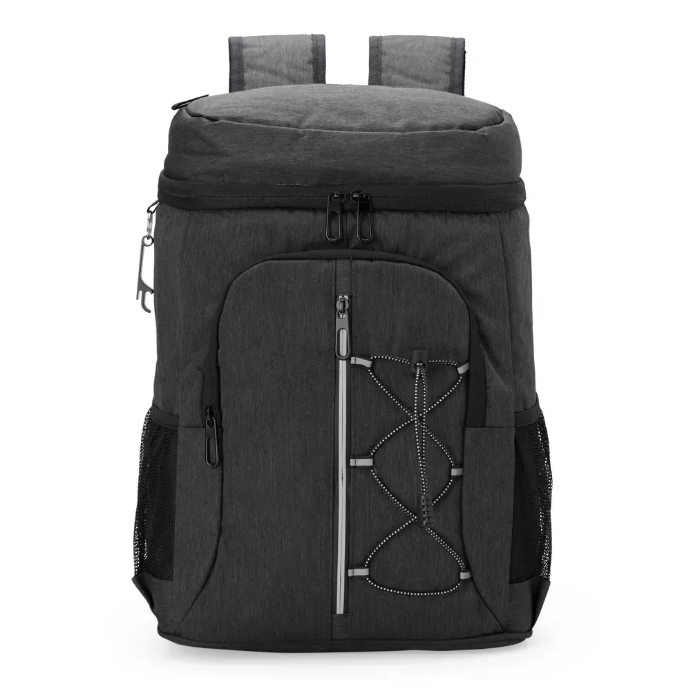 Bolsa térmica personalizada de oxford, 30 litros, cor cinza