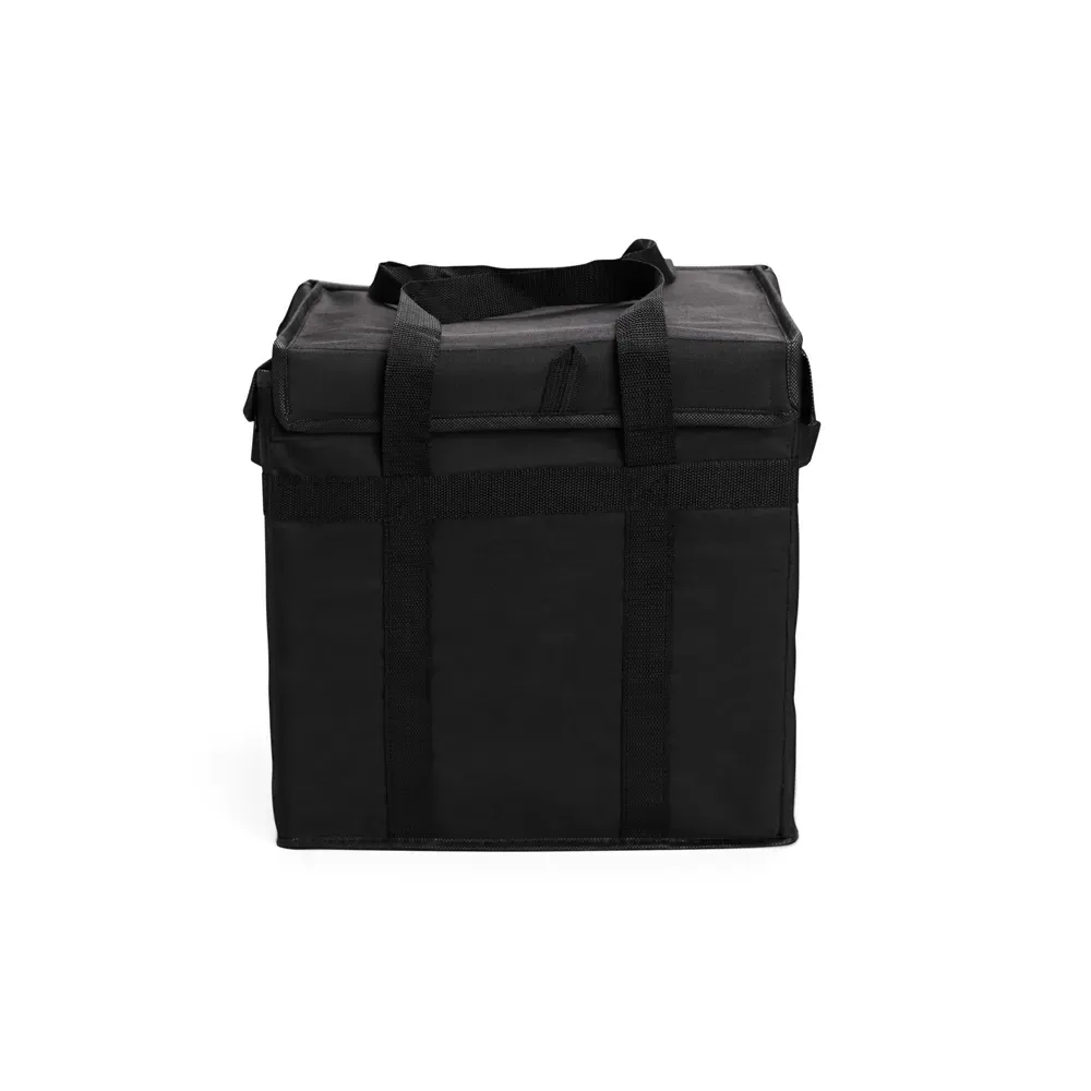Bolsa Térmica de Oxford 35L com Armação Interna em PVC Personalizada, cor preto