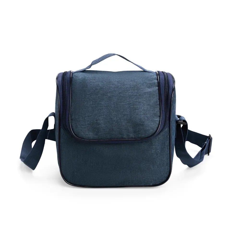Bolsa Térmica de Oxford 6L com Revestimento em Alumínio EPE Personalizada, cor azul escuro