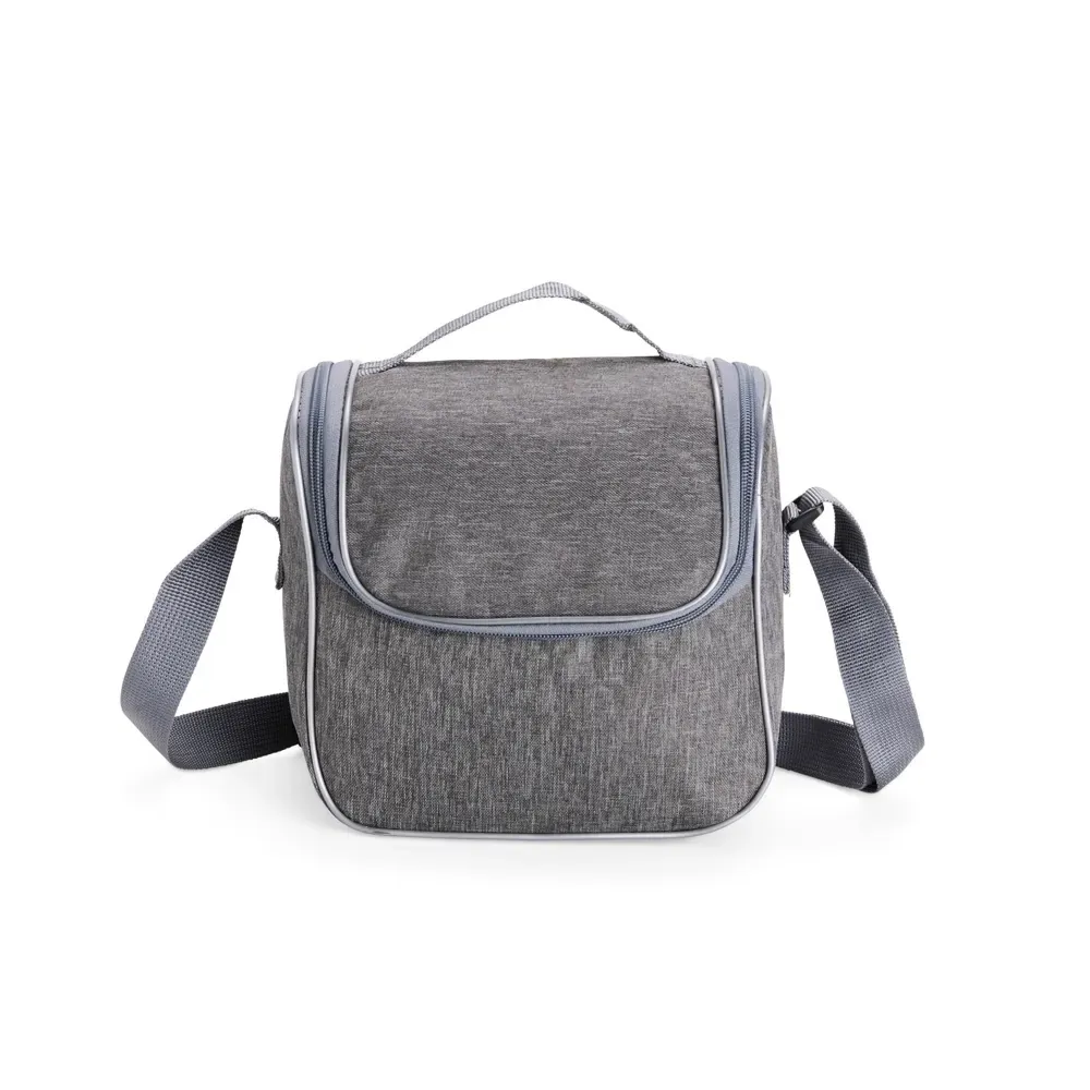 Bolsa Térmica de Oxford 6L com Revestimento em Alumínio EPE Personalizada, cor cinza