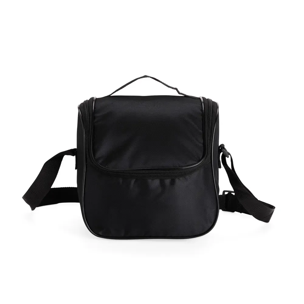 Bolsa Térmica de Oxford 6L com Revestimento em Alumínio EPE Personalizada, cor preto