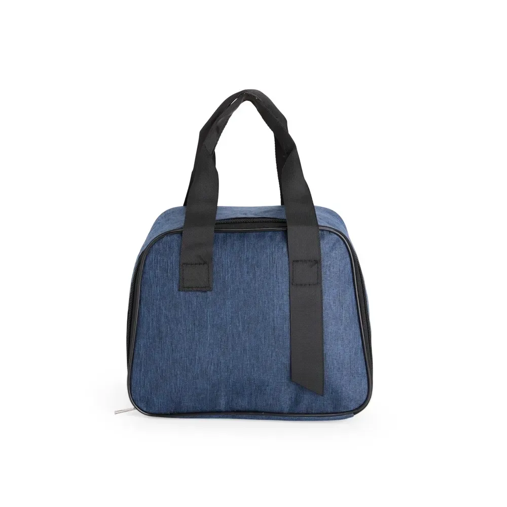 Bolsa Térmica de Oxford 7L com Bolso Interno em Tela de Nylon Personalizada, cor azul escuro