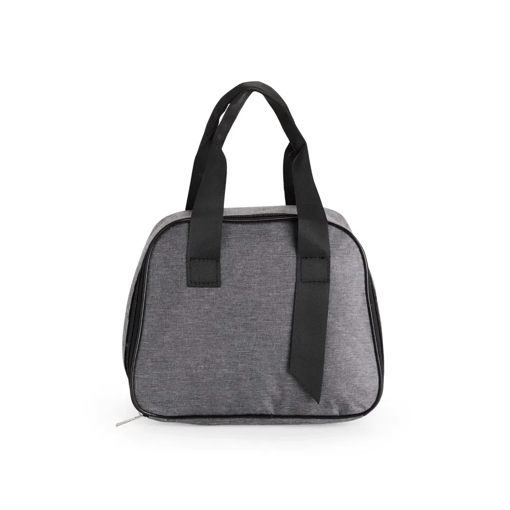 Bolsa Térmica de Oxford 7L com Bolso Interno em Tela de Nylon Personalizada, cor cinza