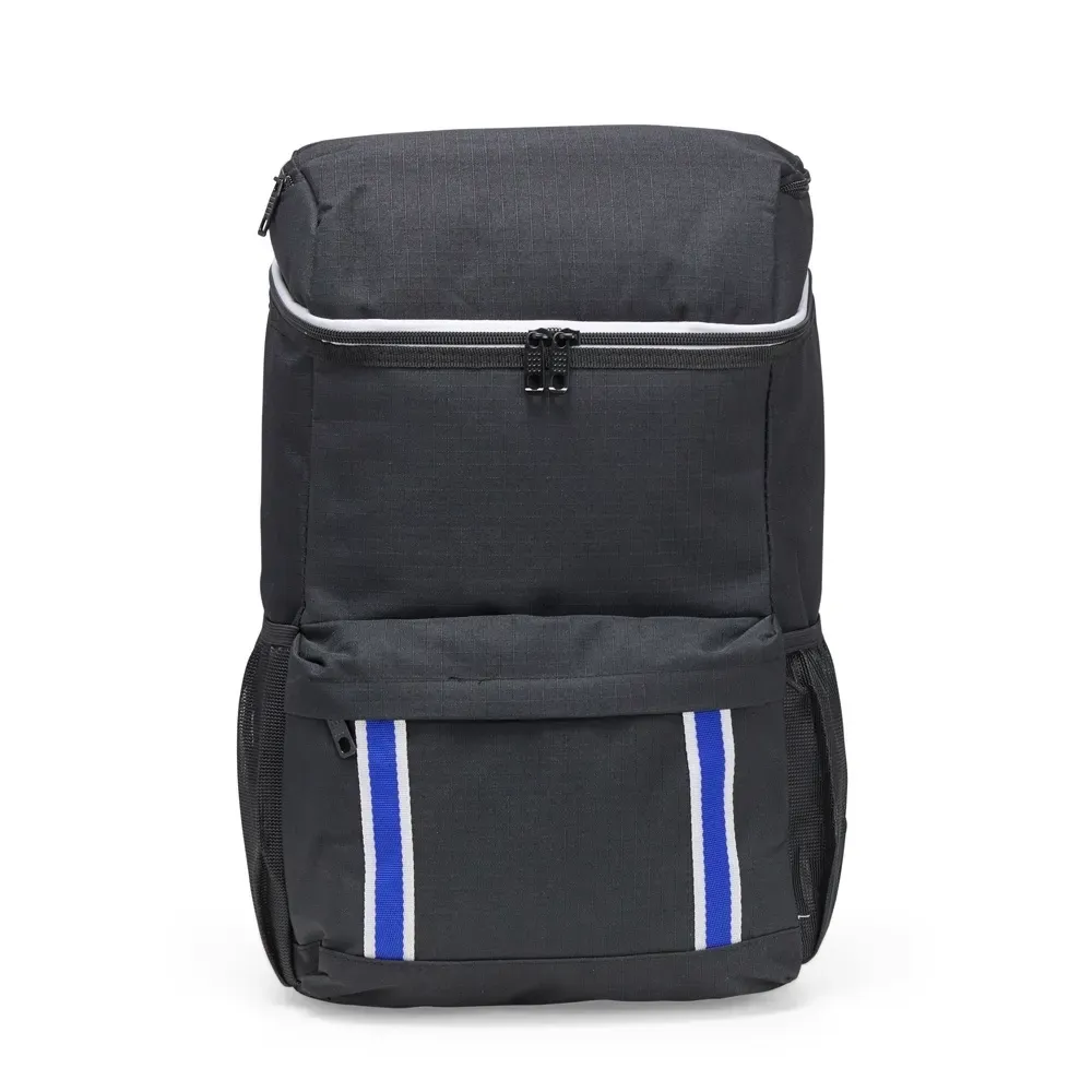 Bolsa Térmica de Poliéster 24L com 2 Compartimentos Personalizada, cor azul