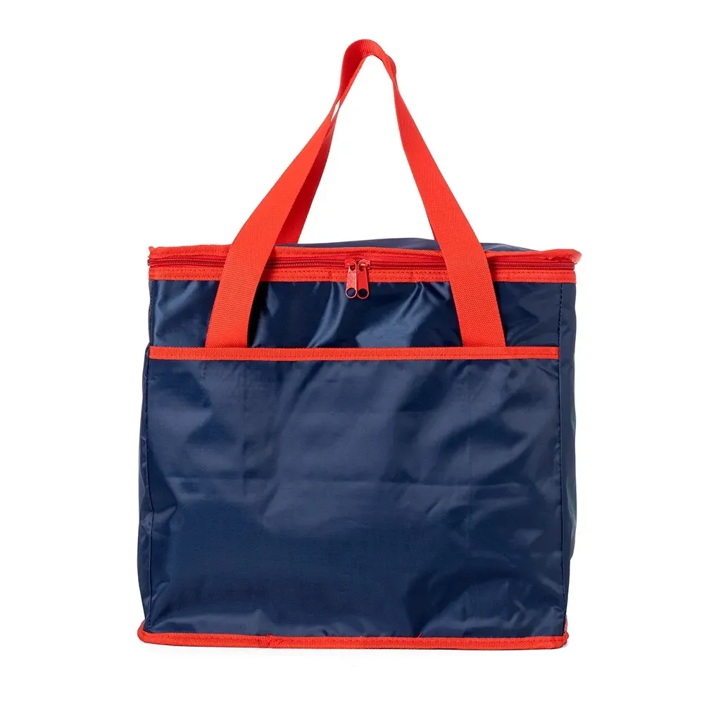 Bolsa térmica personalizada de poliéster 420D, 40 litros, cor vermelha