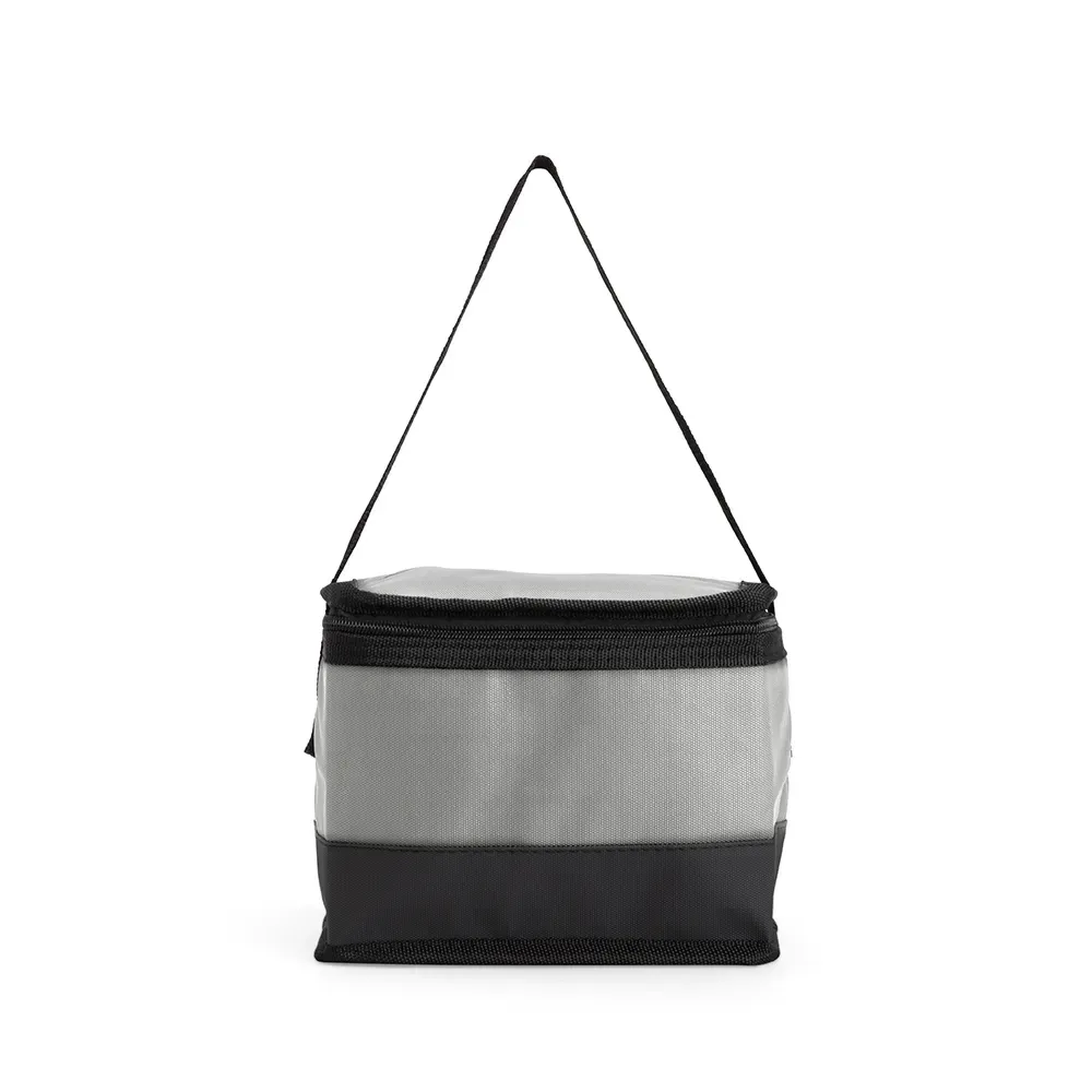 Bolsa Térmica de Poliéster e PVC 5 Litros Personalizada, cor cinza