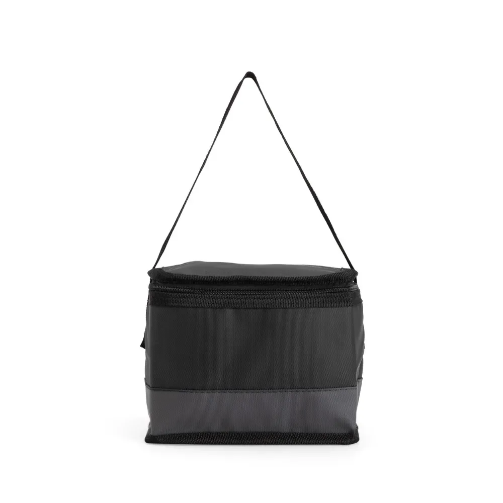 Bolsa Térmica de Poliéster e PVC 5 Litros Personalizada, cor preto