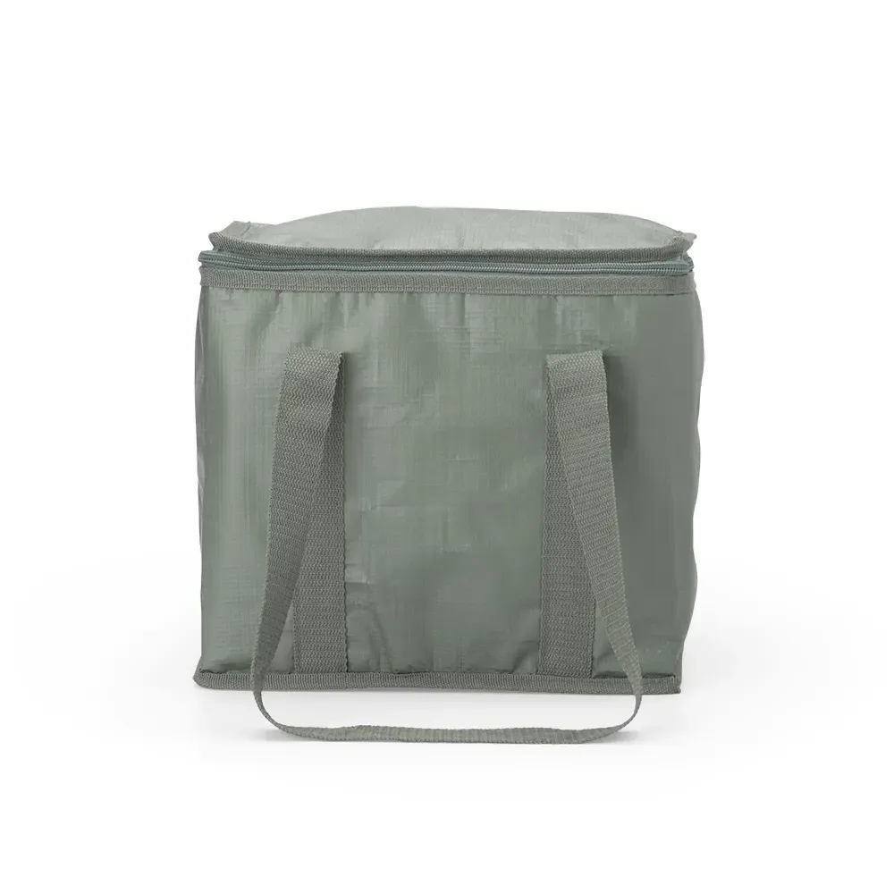 Bolsa térmica personalizada, 17 litros, cor cinza