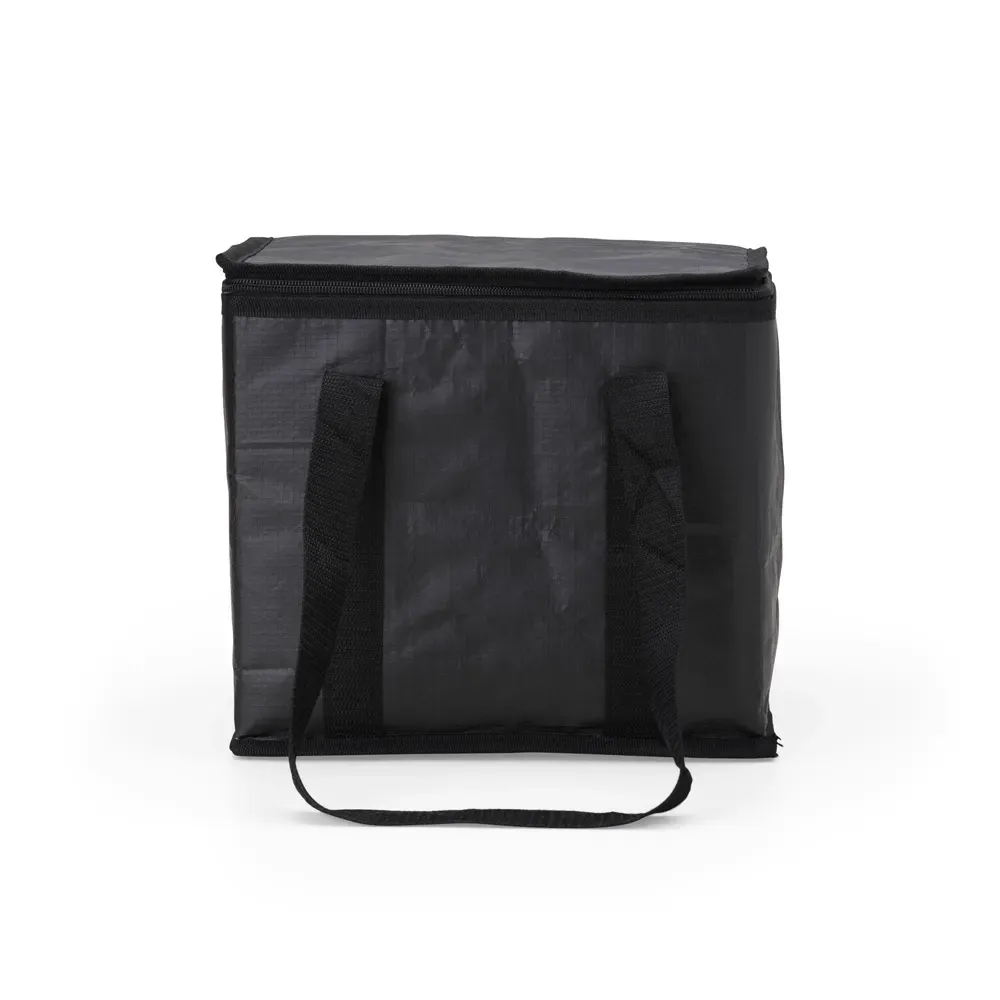 Bolsa térmica personalizada, 17 litros, cor preta