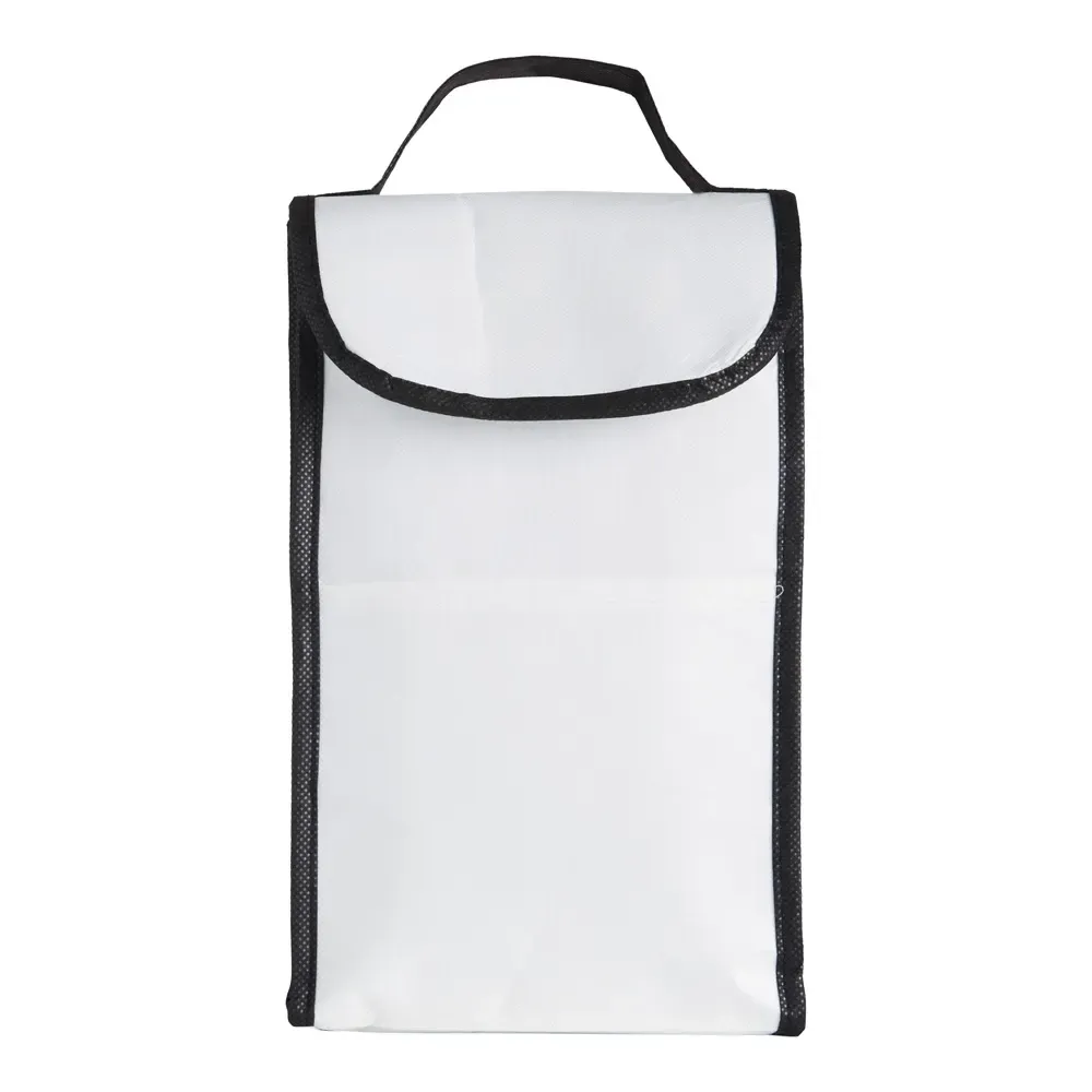 Bolsa térmica personalizada de rPET, 4 litros, cor branca