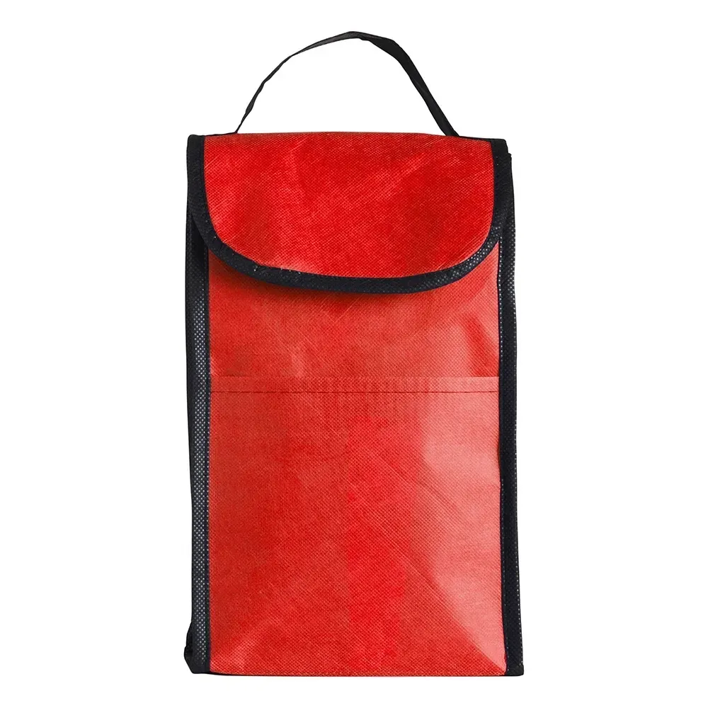 Bolsa térmica personalizada de rPET, 4 litros, cor vermelha