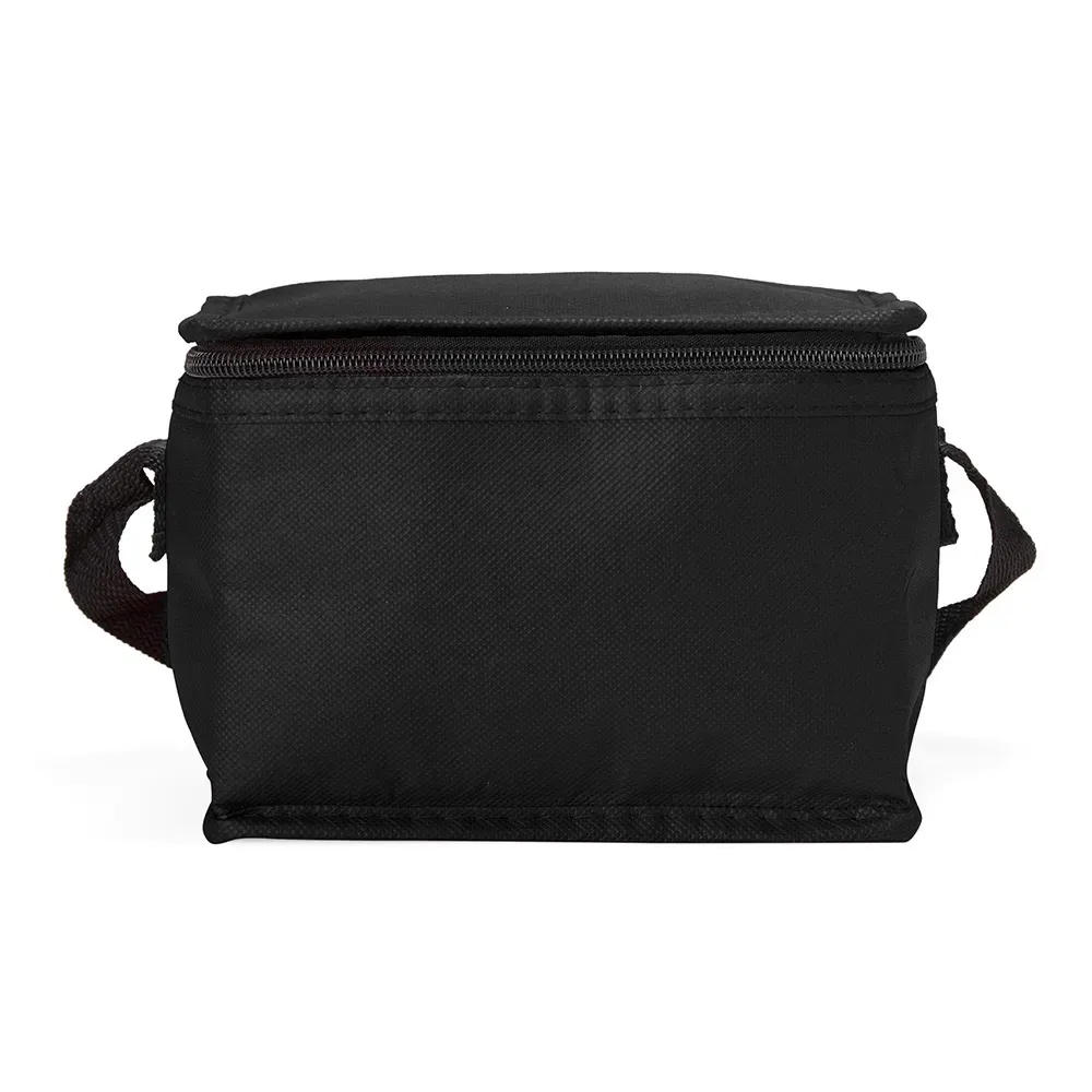 Bolsa Térmica de TNT 4 Litros Personalizada, cor preto