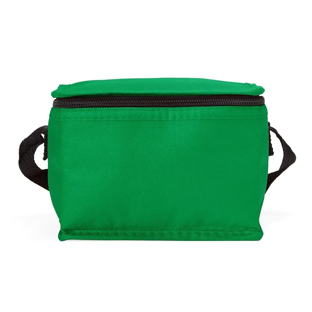 Bolsa Térmica de TNT 4 Litros Personalizada, cor verde