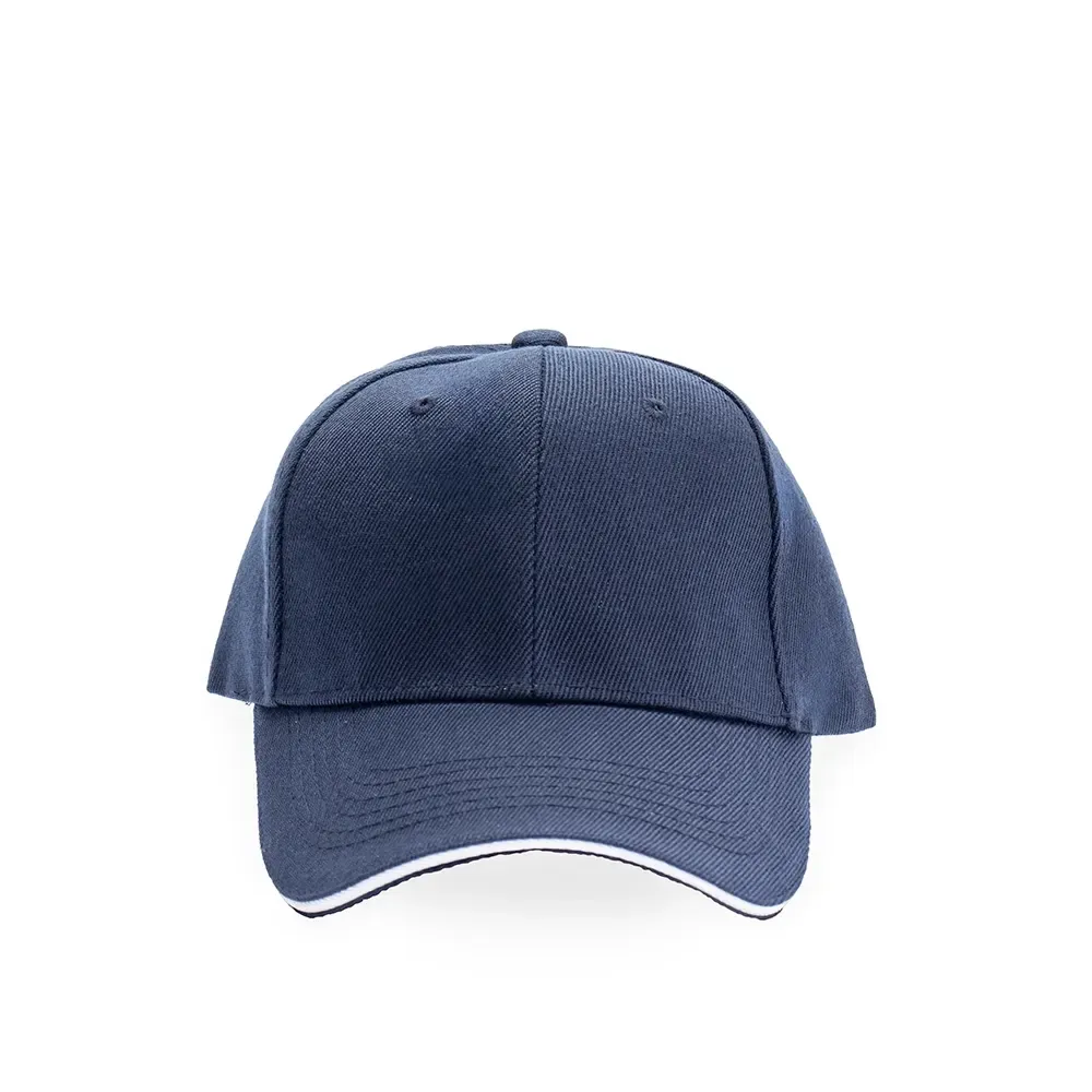 Boné poliéster aba curva personalizado, cor azul escuro