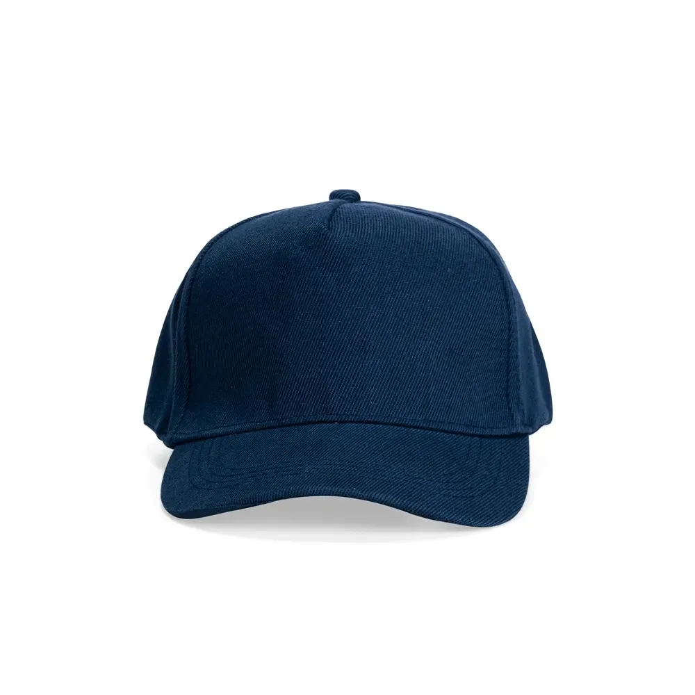 Boné poliéster aba curva personalizado, cor azul escuro