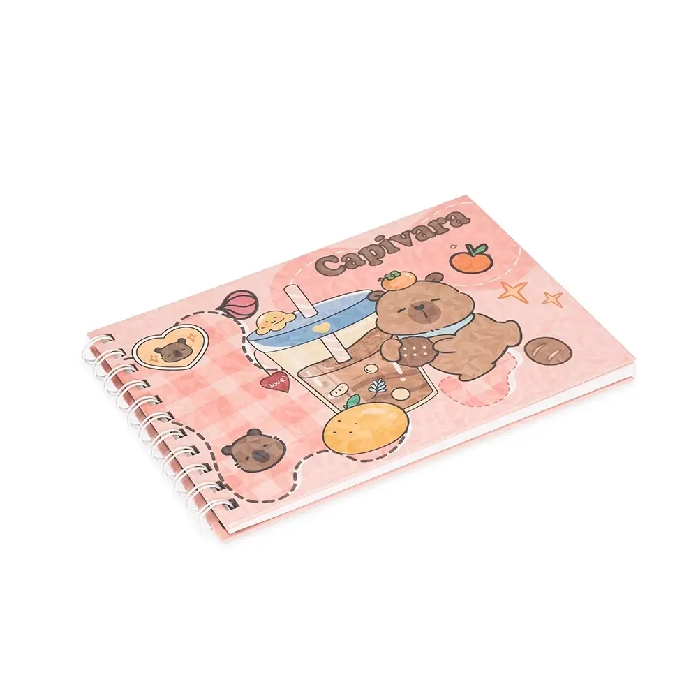 Caderno Para Colorir Capivara personalizado colorido