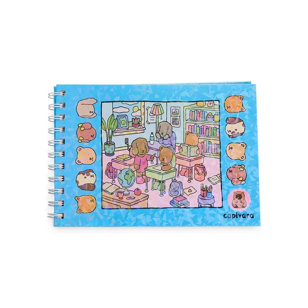 Caderno Para Colorir Desenho Animado personalizado colorido