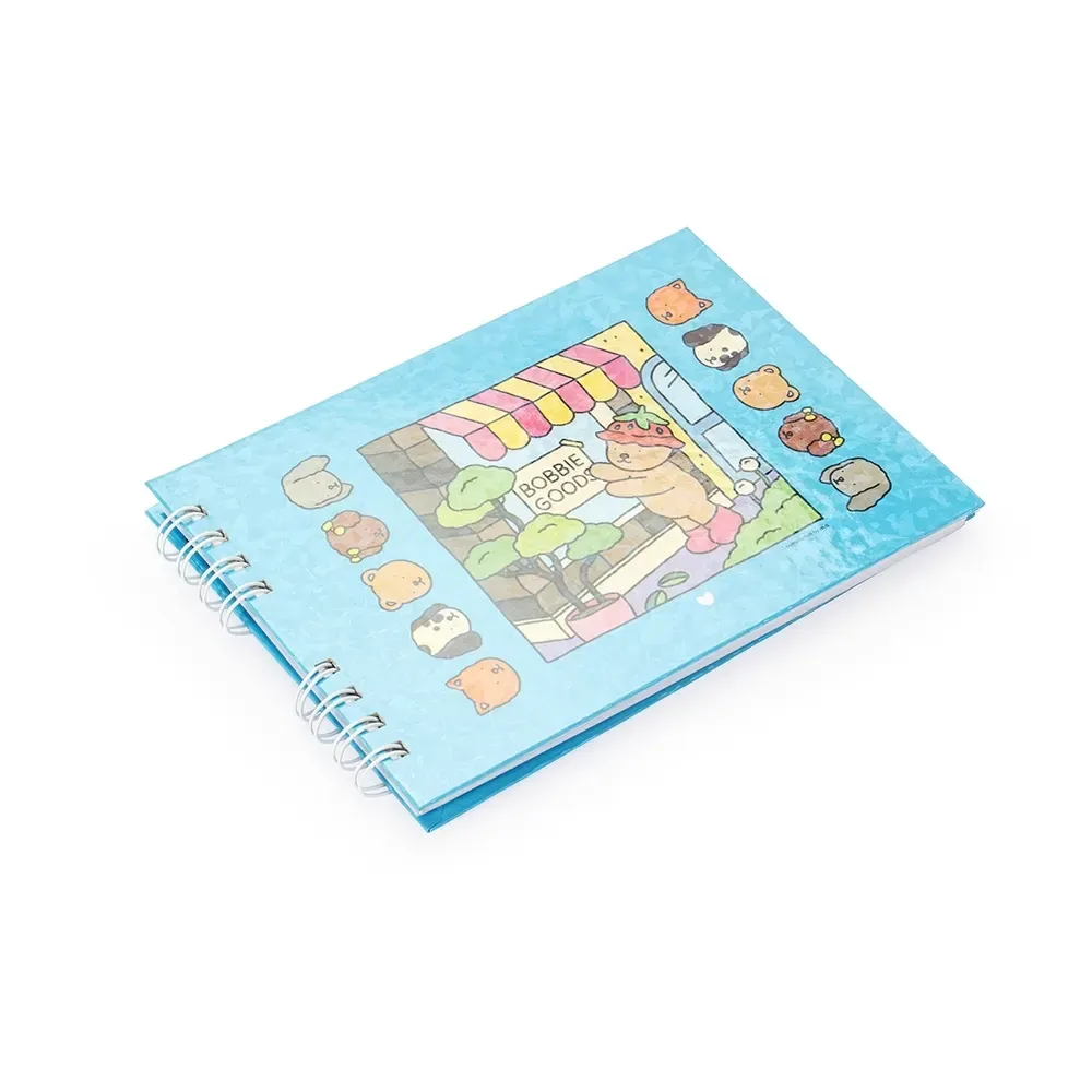 Caderno Para Colorir Desenho Animado personalizado azul