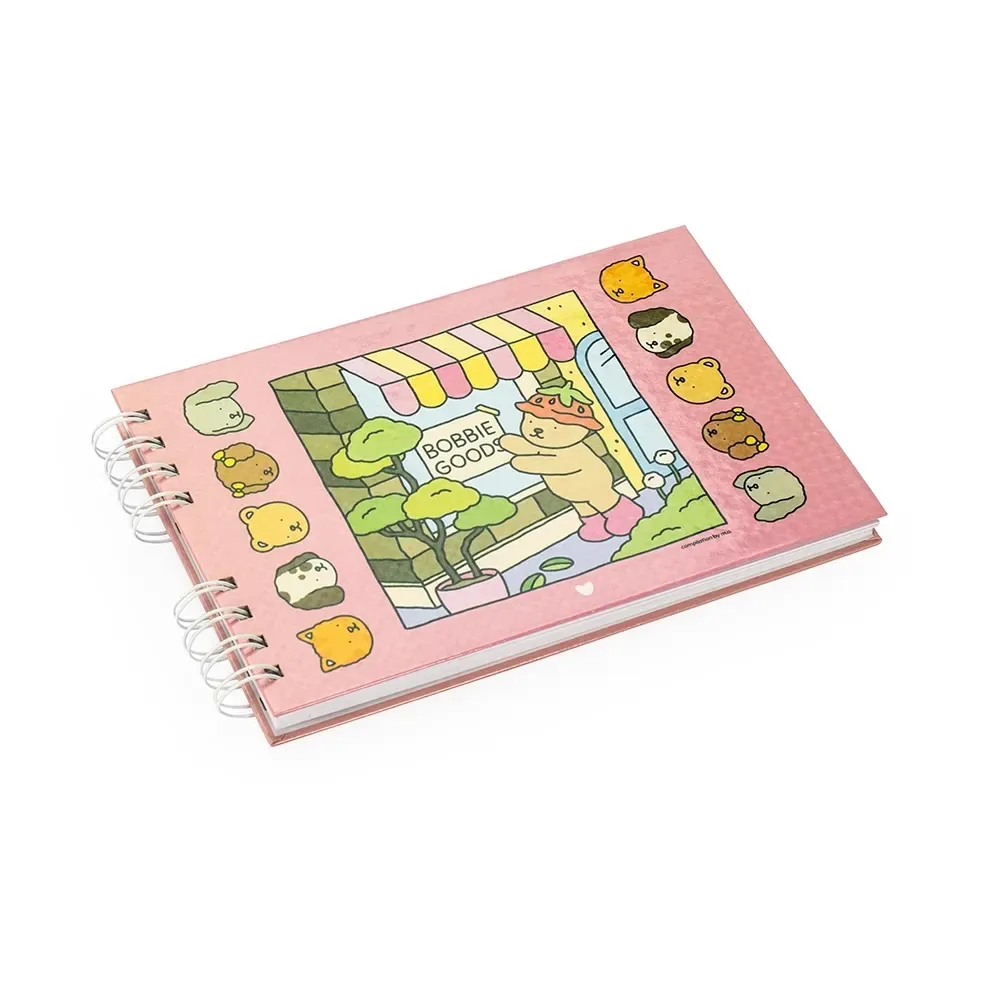 Caderno Para Colorir Desenho Animado personalizado rosa