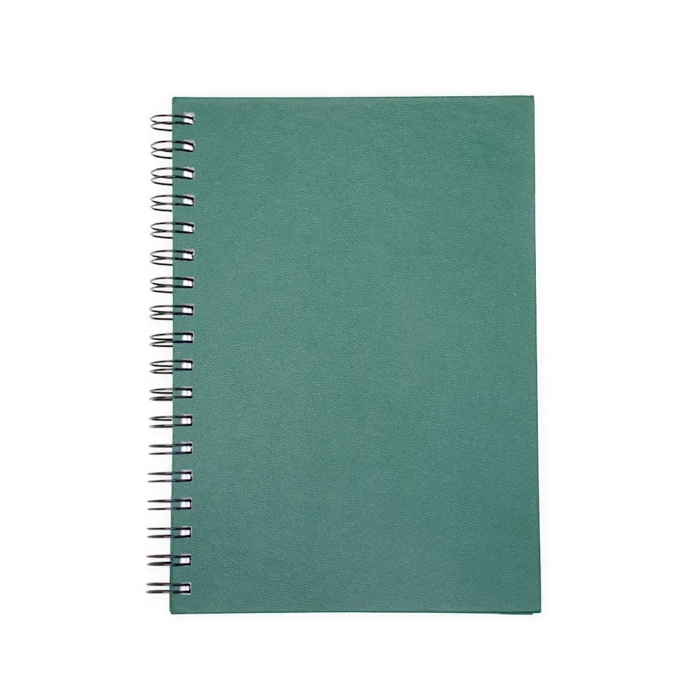Caderno Cromato 23x16 personalizado verde