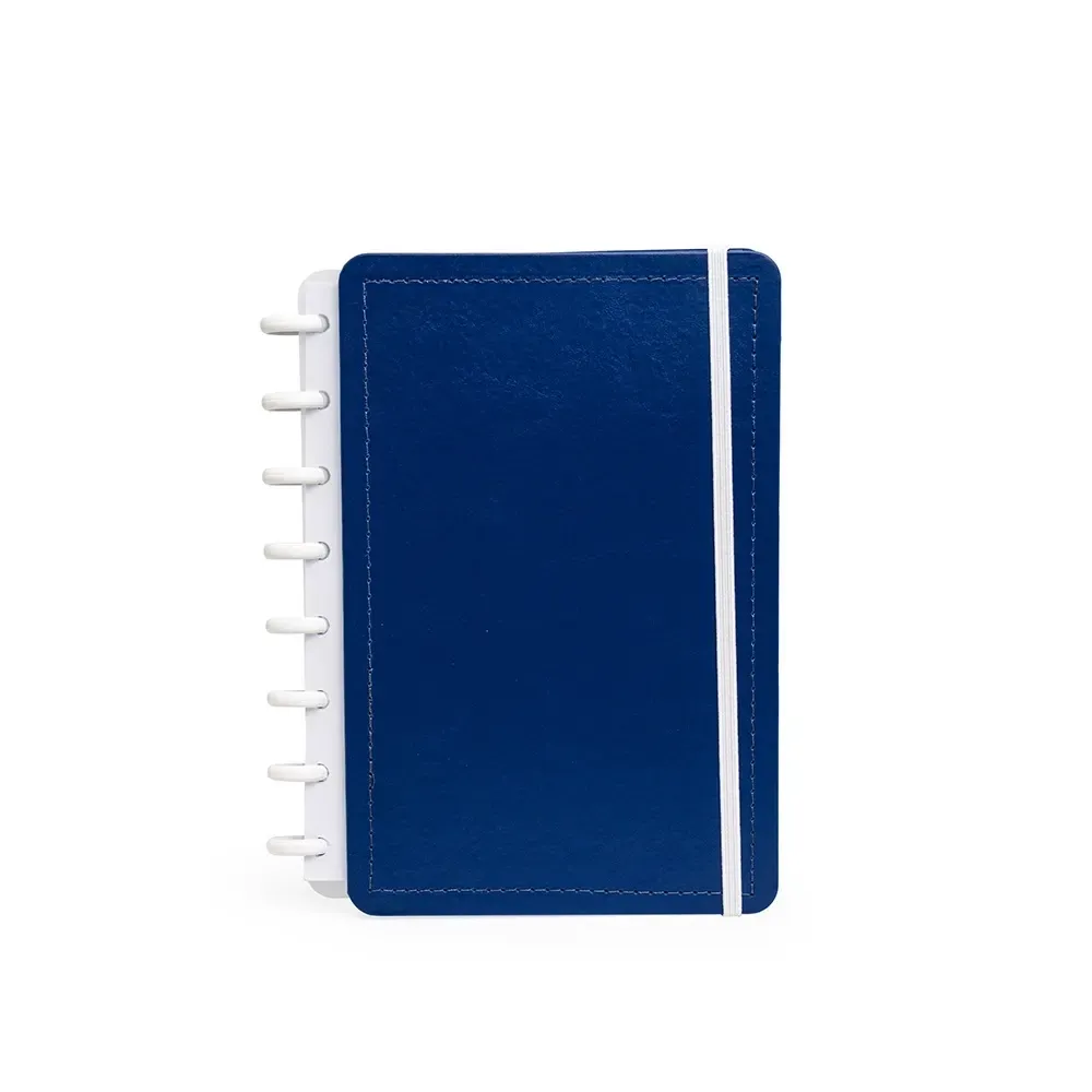 Caderno de Disco Percalux Médio personalizado azul