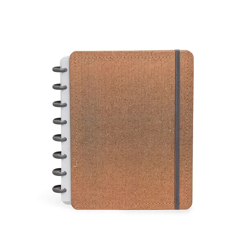 Caderno de Disco Percalux Médio personalizado kraft