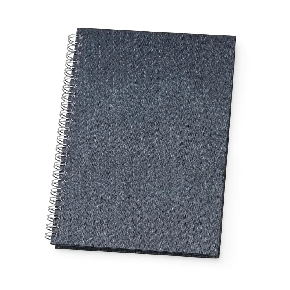 Caderno de Negócios Pequeno Percalux personalizado cinza