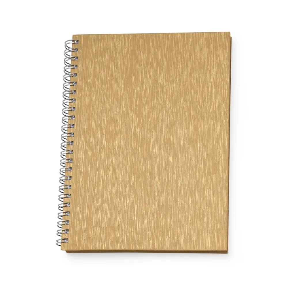 Caderno de Negócios Pequeno Percalux personalizado dourado
