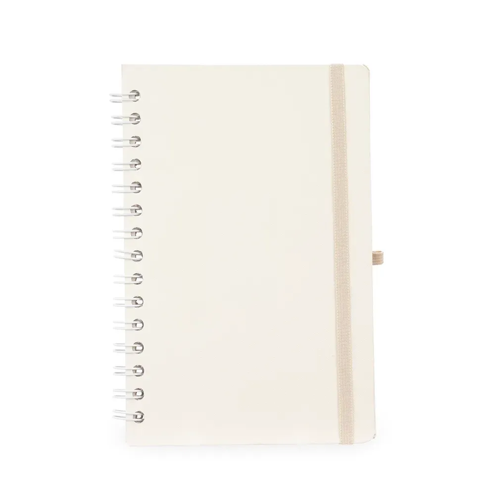 Caderno Percalux com Pauta personalizado branco