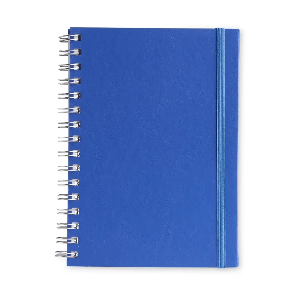 Caderno Planner com Elástico personalizado azul