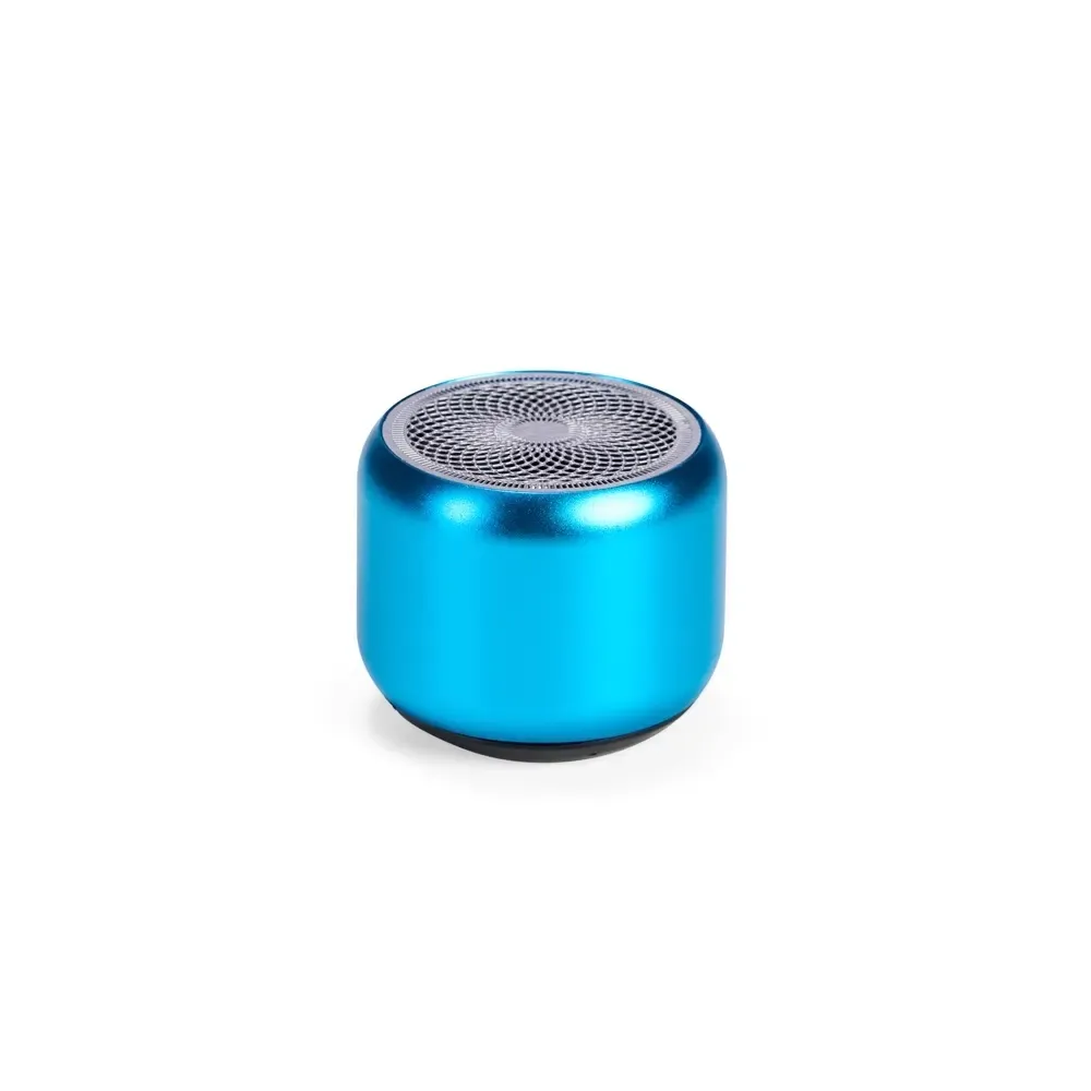 Mini Caixa de Som Bluetooth TWS com Autonomia de 2h30, cor azul