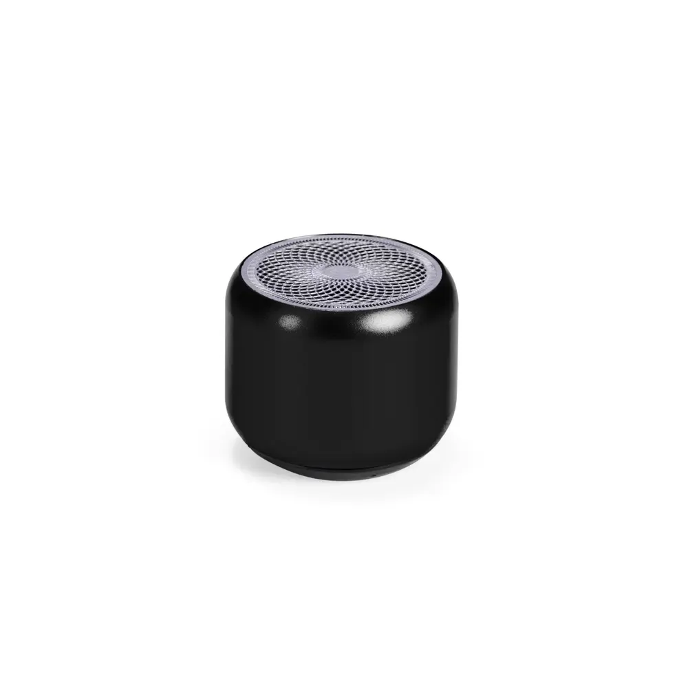 Mini Caixa de Som Bluetooth TWS com Autonomia de 2h30, cor preta