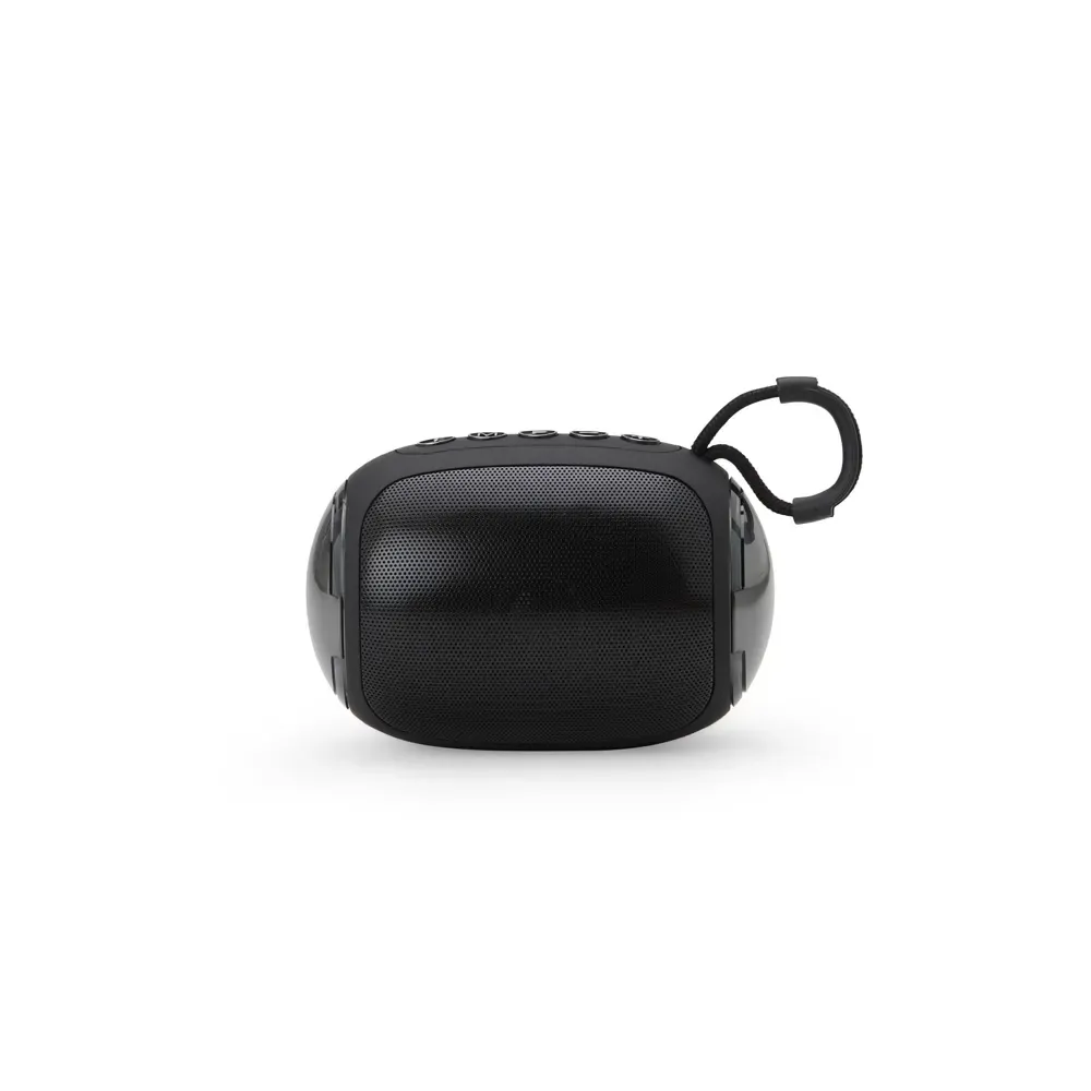 Caixa de Som Multimídia TWS com RGB Reativo à Música, cor preta