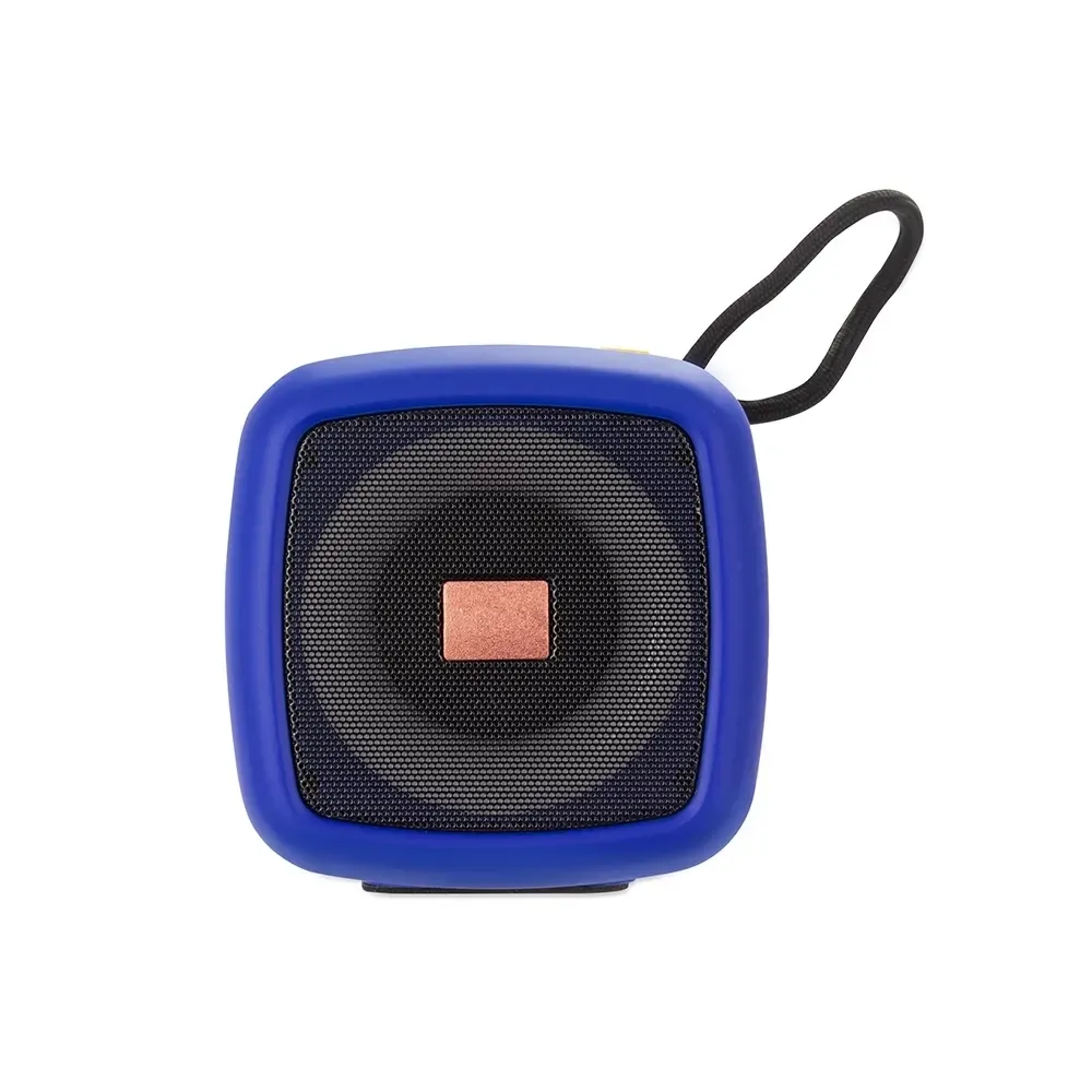 Caixa de Som Multimídia TWS com Encaixe para Celular, cor azul