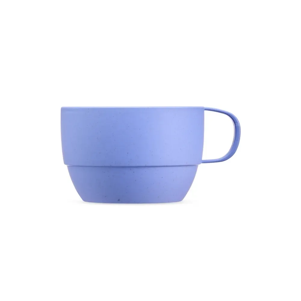 Caneca palha de trigo 300ml azul personalizada